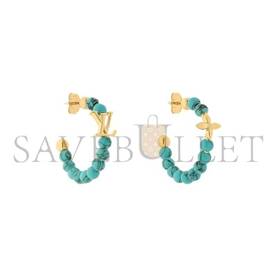 LOUIS VUITTON PEARLS FUSION EARRINGS M02039